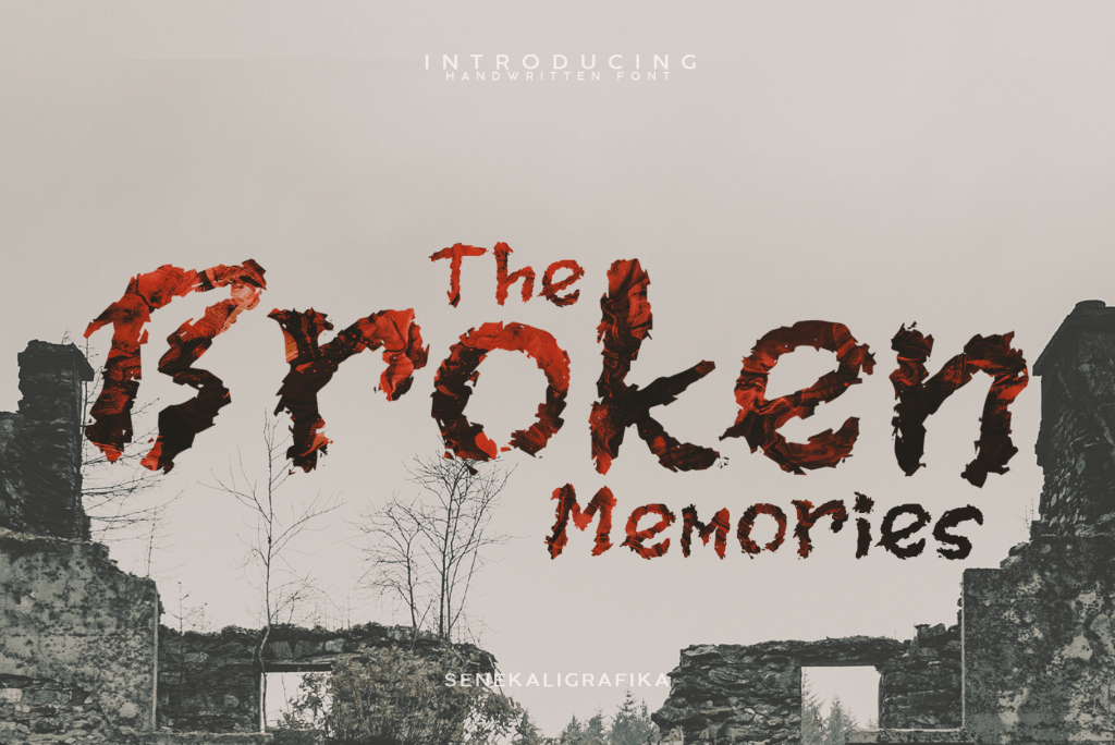 Broken Memories Font