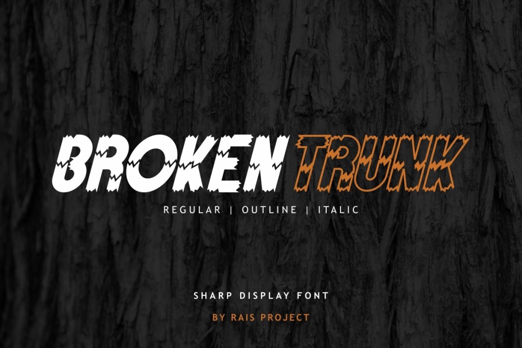 Broken Trunk Demo Font Family