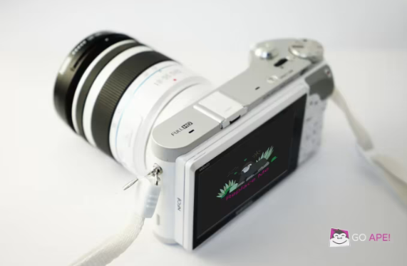 Camera Display PSD Mockup