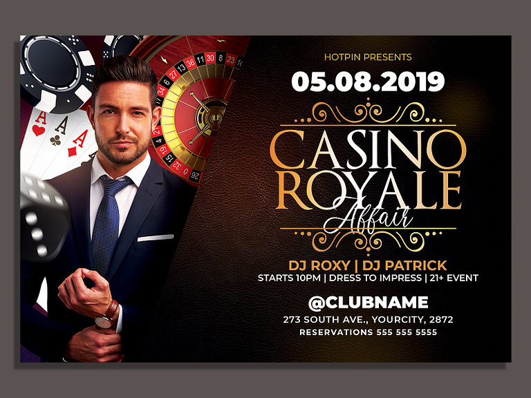 Casino Poster Designs Templates