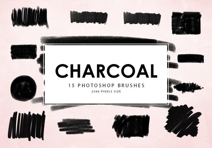 Charcoal Photoshop Brushes