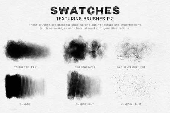 Charcoal Procreate Brushes