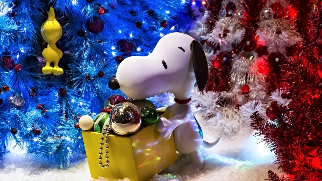 Aesthetic Snoopy Christmas Wallpaper for iPhone 2023