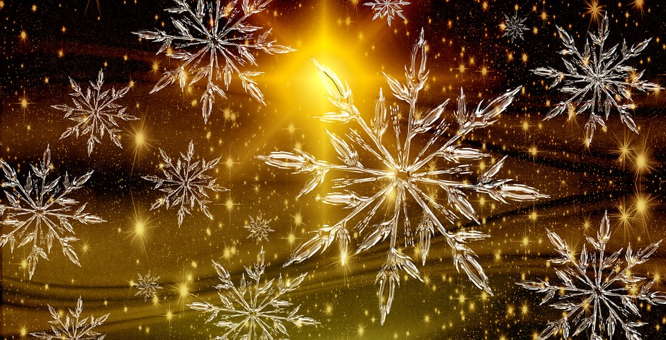 Christmas Star Crystal background