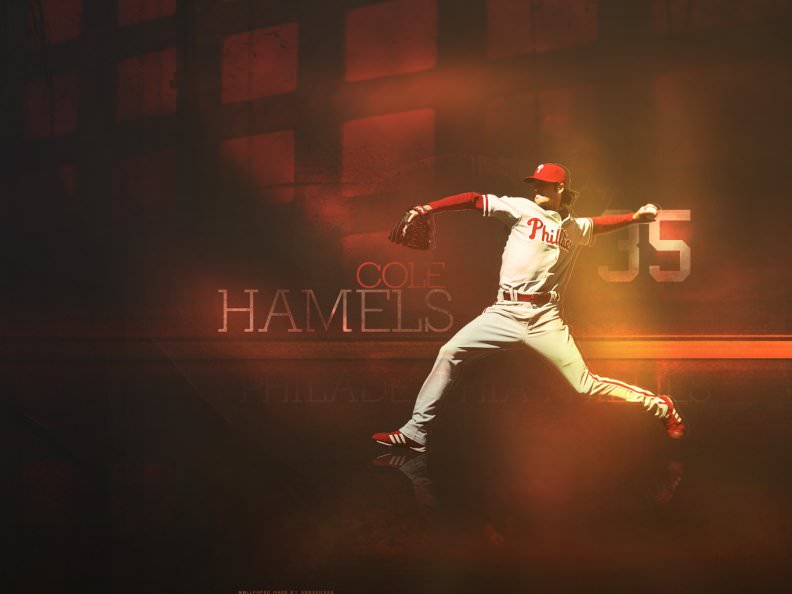 Cole Hamels Baseball Wallpaper