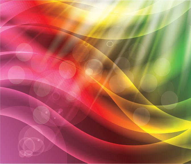 Colorful Abstract Wave Background