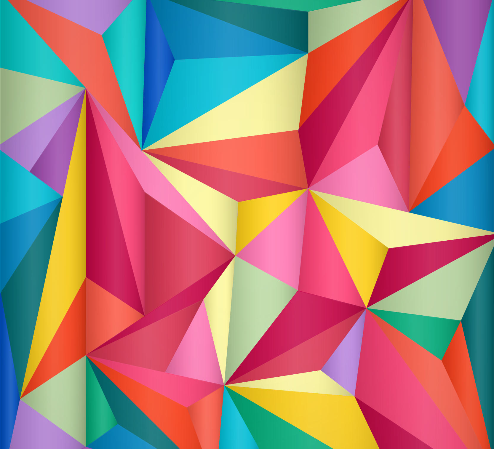 Colorful Geometric Triangle Background Texture