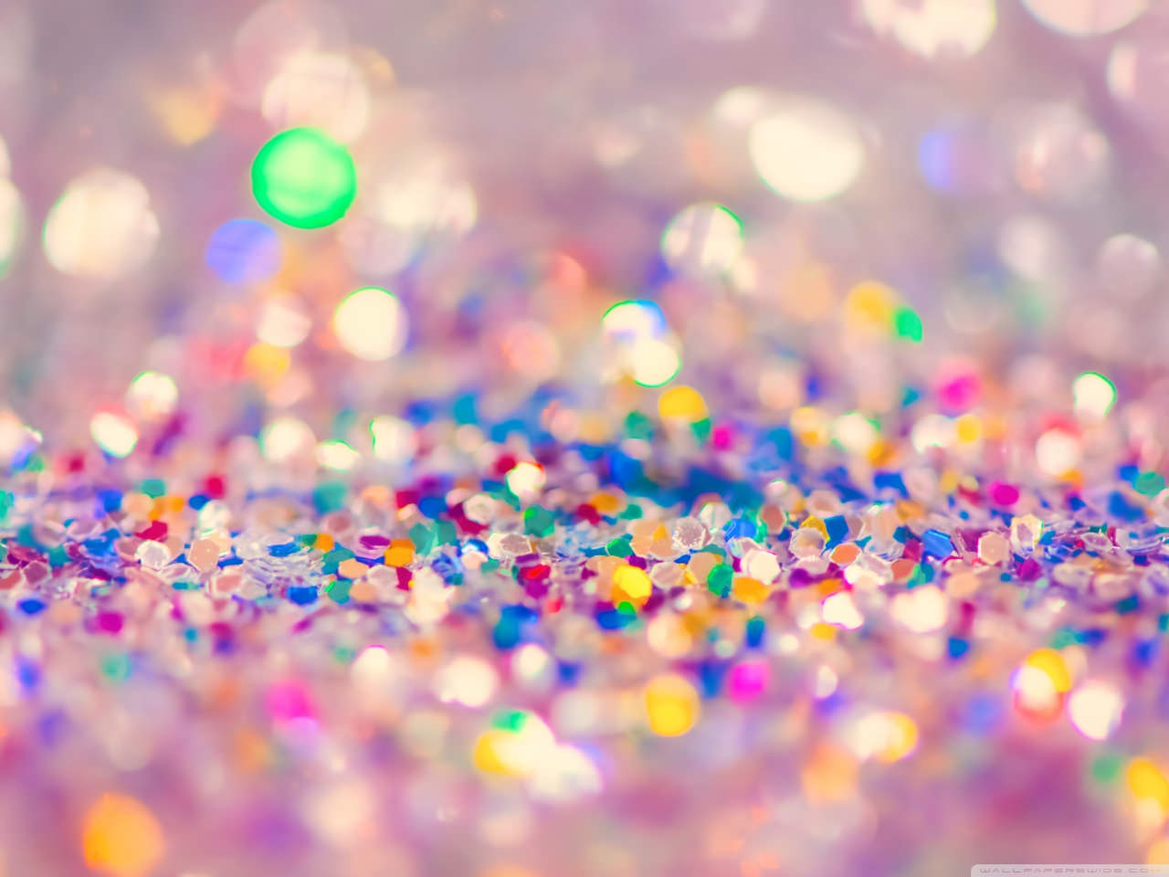 Colorful Glitter Wallpaper