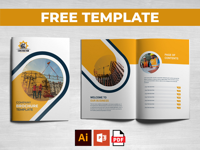 Construction Company Profile Brochure