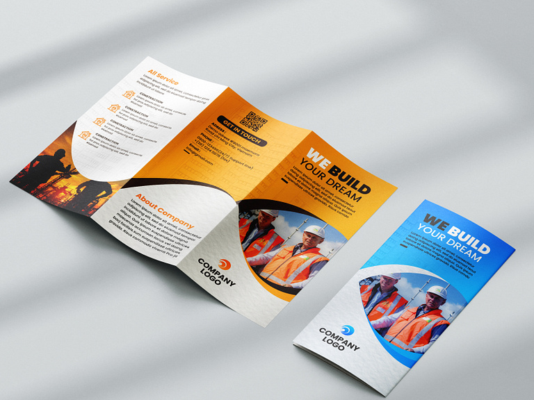 Construction Trifold Brochure