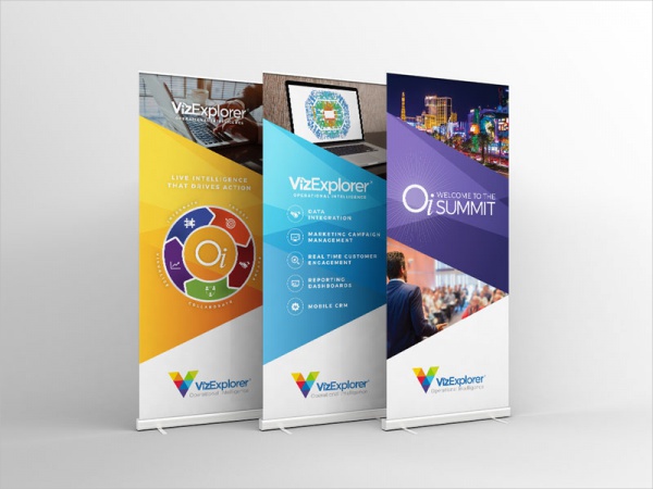 Corporate Pop-Up Banner Stand Design
