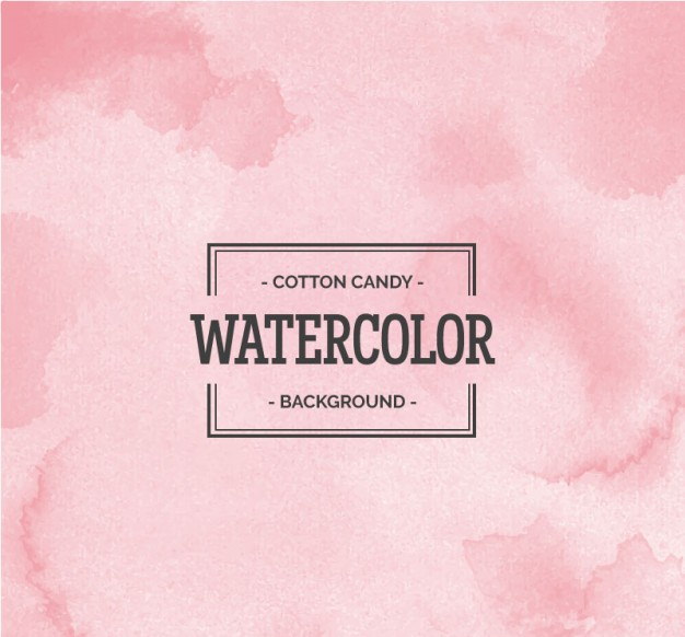 Cotton Candy Watercolor Background