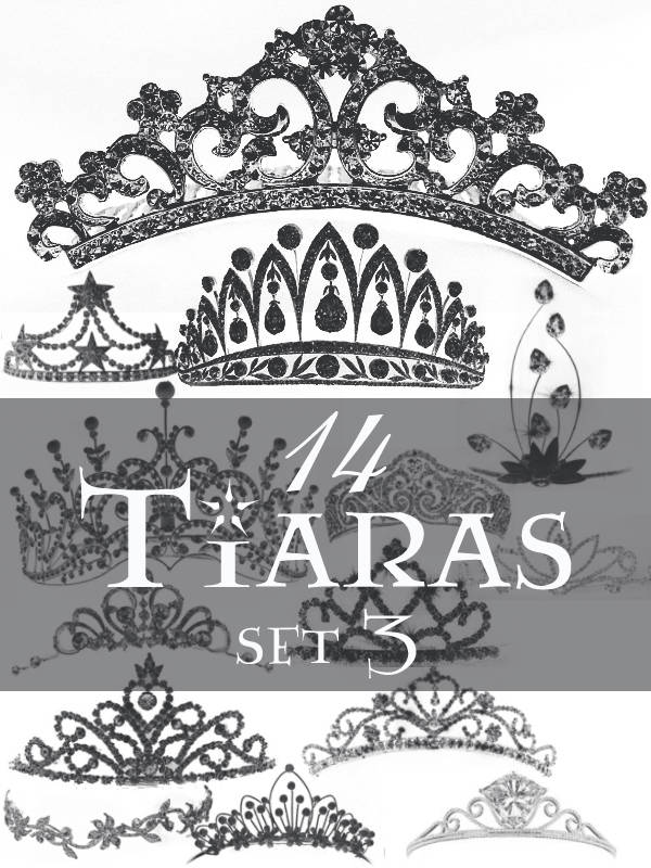 Crown Tiaras brush set 3