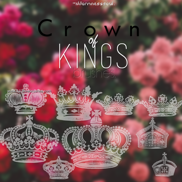 Crown of Kings Free Photoshop Brushes Pack