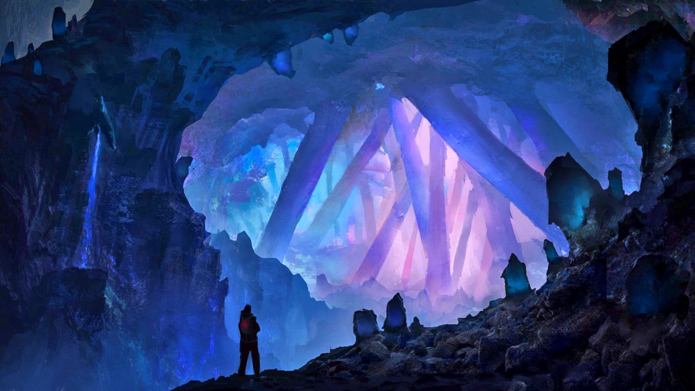 Crystal Cave background