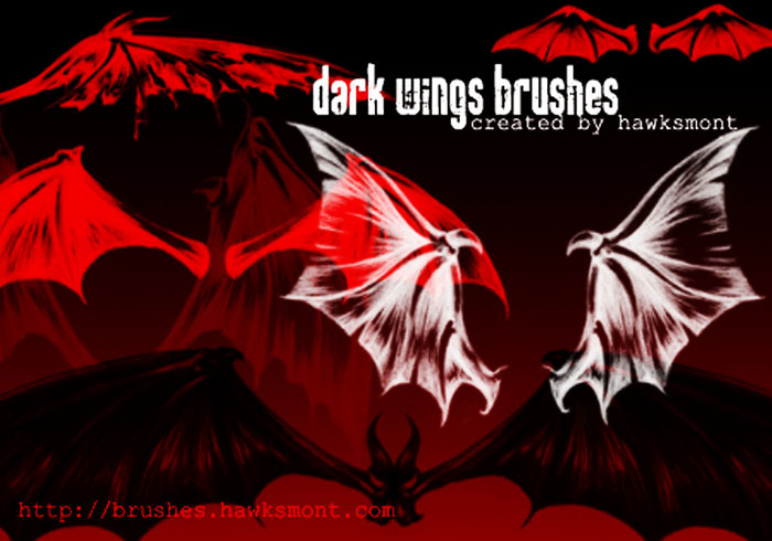 Dark Wings Brushes
