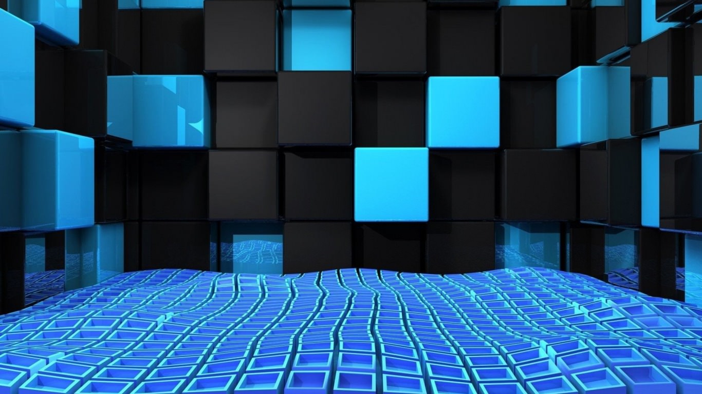 Digital Cubes Wallpaper