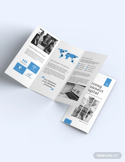 digital marketing services brochure template