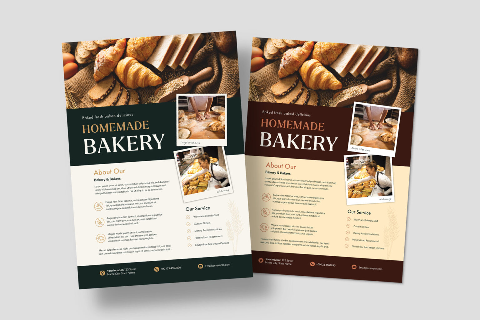 Download Free Bakery Flyer Template