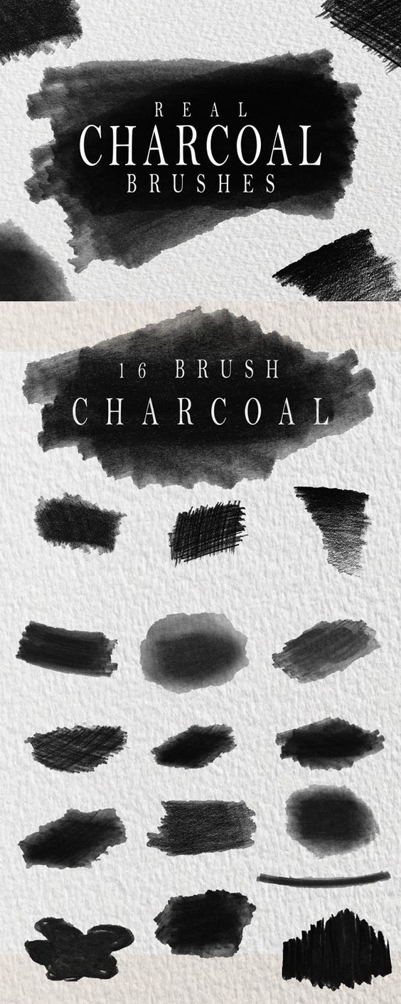 Download Free Charcoal Brushes