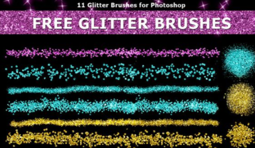 Download Free Glitter Brushes Photoshop