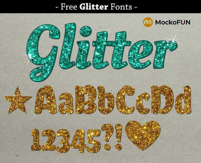 Download Free Glitter Font