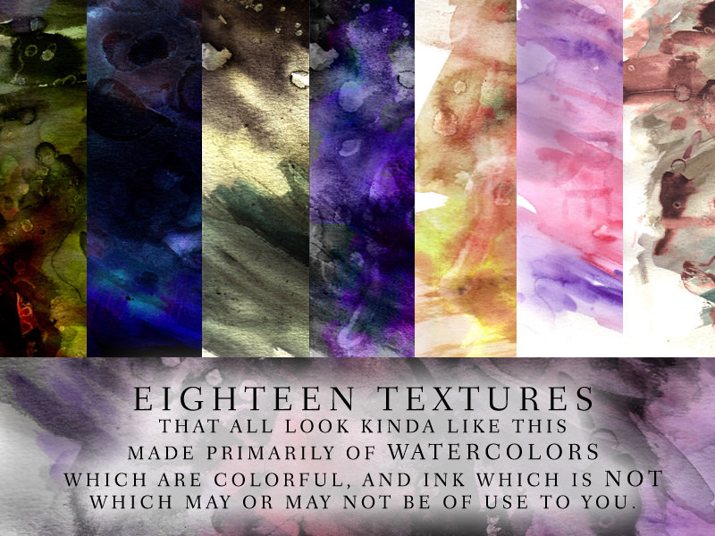 Download Free Watercolor Textures Pack