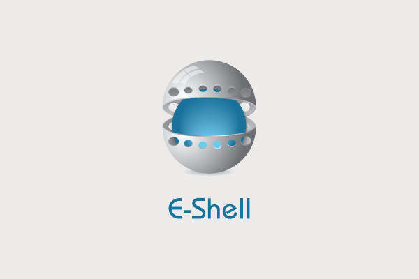 Electronic Shell Metal Logo