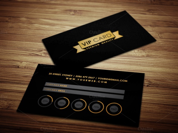 Club VIP Membership Card Template in Publisher, PSD, Illustrator