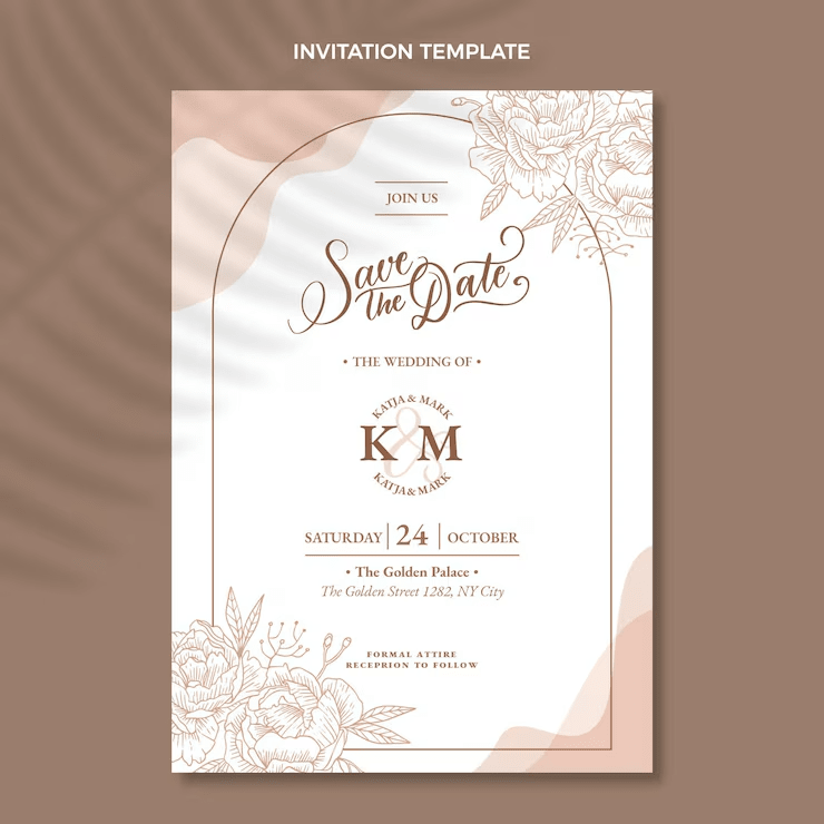 Elegant Wedding Invitation