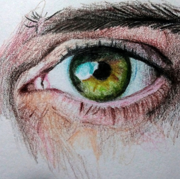 15 Pencil Drawings of Eyes - JPG Download