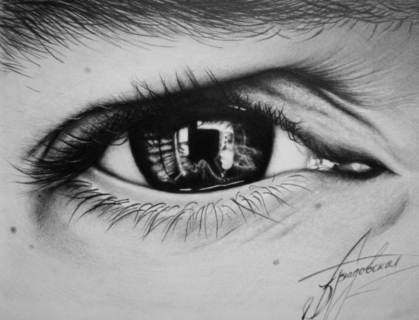 Fantastic Eye Drawing with Pencil