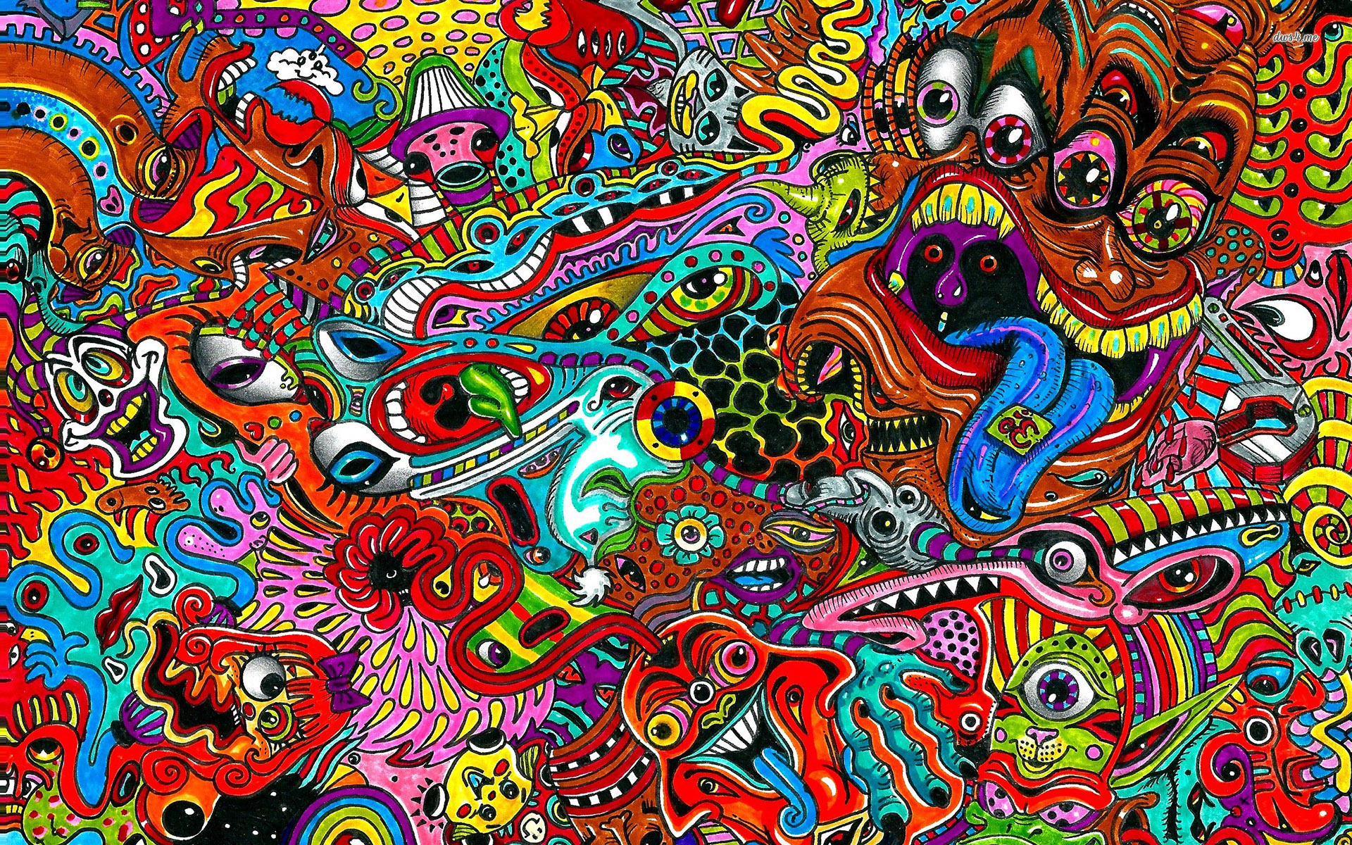 Fantastic Psychedelic Background