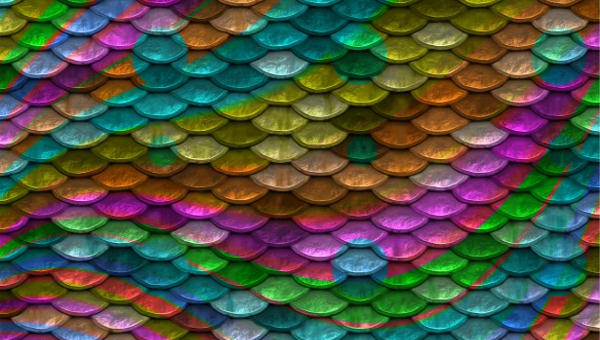 mermaid scales pattern