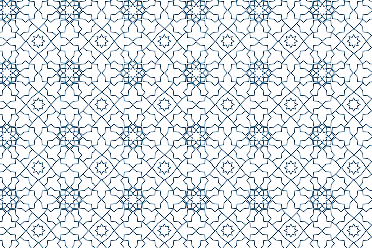 Flat Design Creative Arabesque Pattern