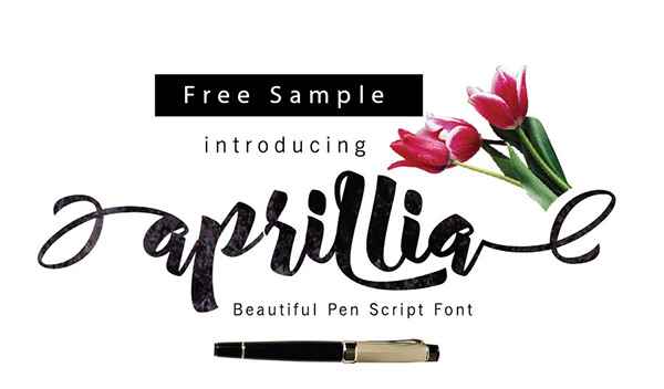 Free Aprillia Script Font
