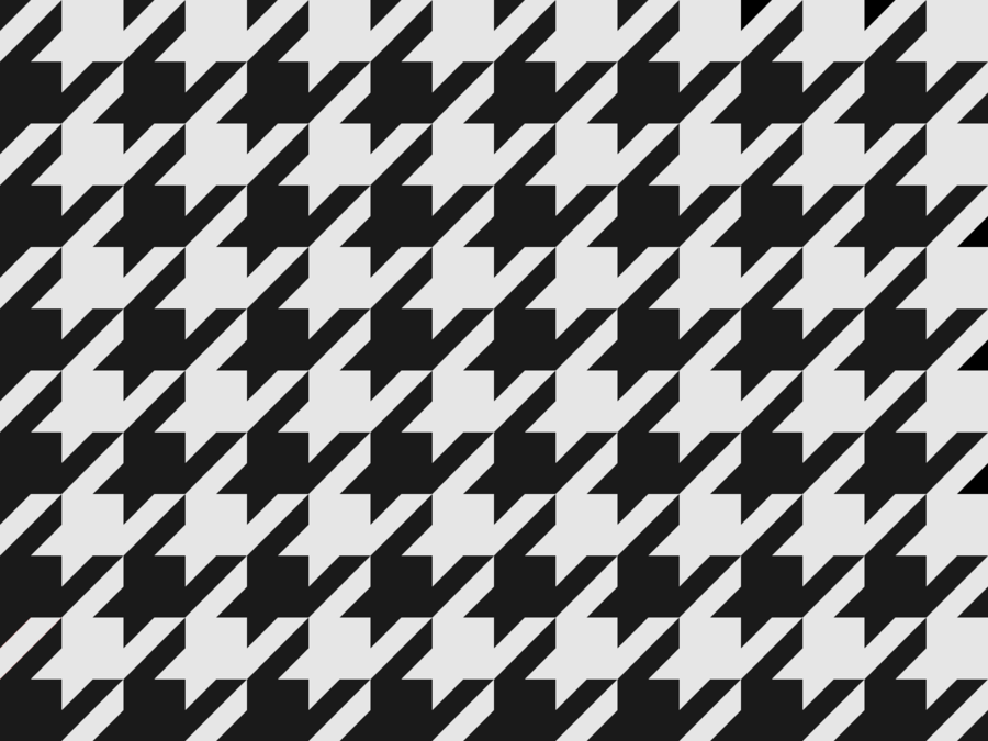 Free Black and White Houndstooth Pattern