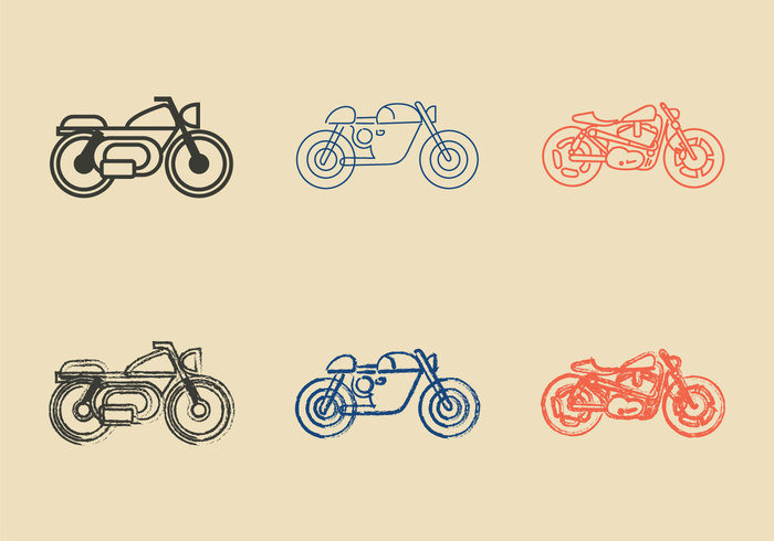 Free Cafe Racer Vector Illustration