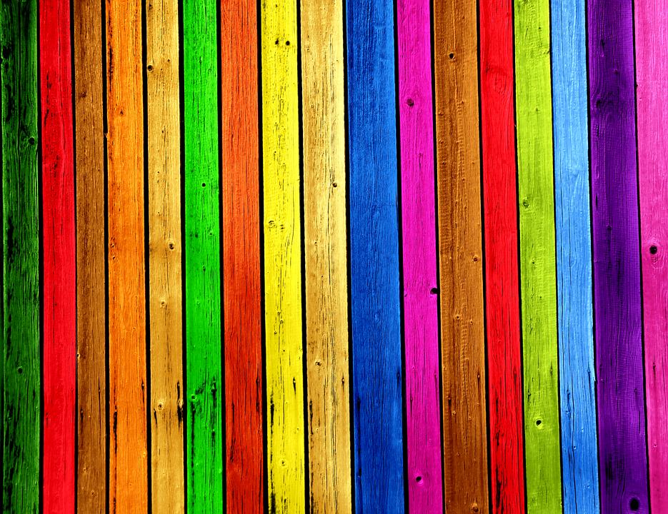 Free Colorful Wooden Background