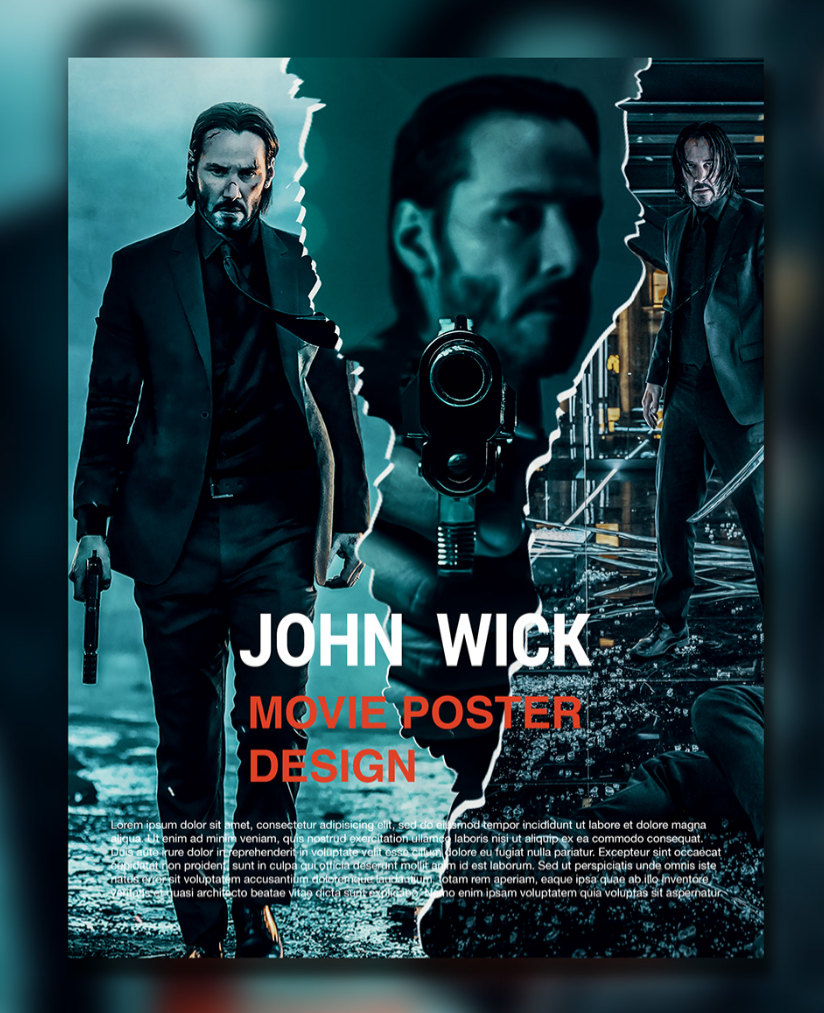 Free Download Movie Poster Mockup Template