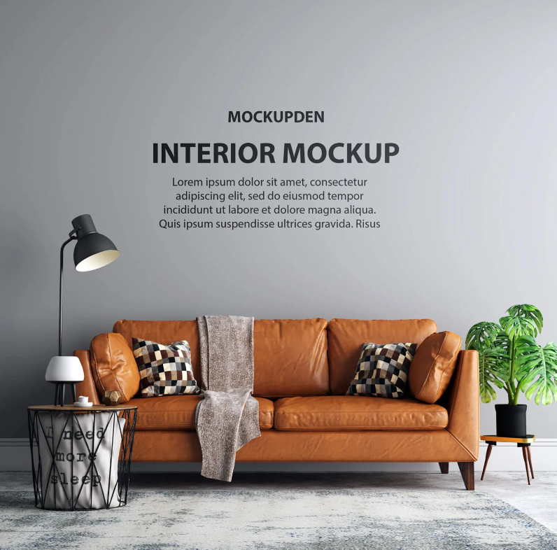 Free Interior Mockup PSD Template