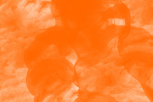 Free Orange Watercolor Background