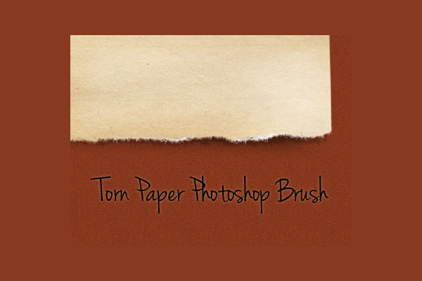 Free Photoshop Torn Brushes