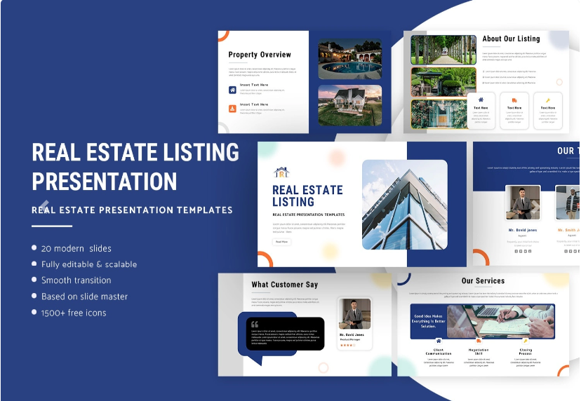 Free Real Estate Listing Presentation Template