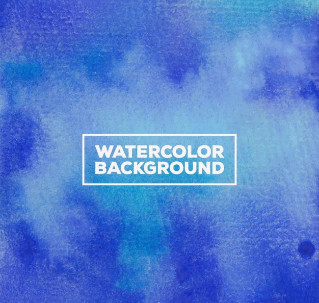 Free Vector Blue Watercolor Background