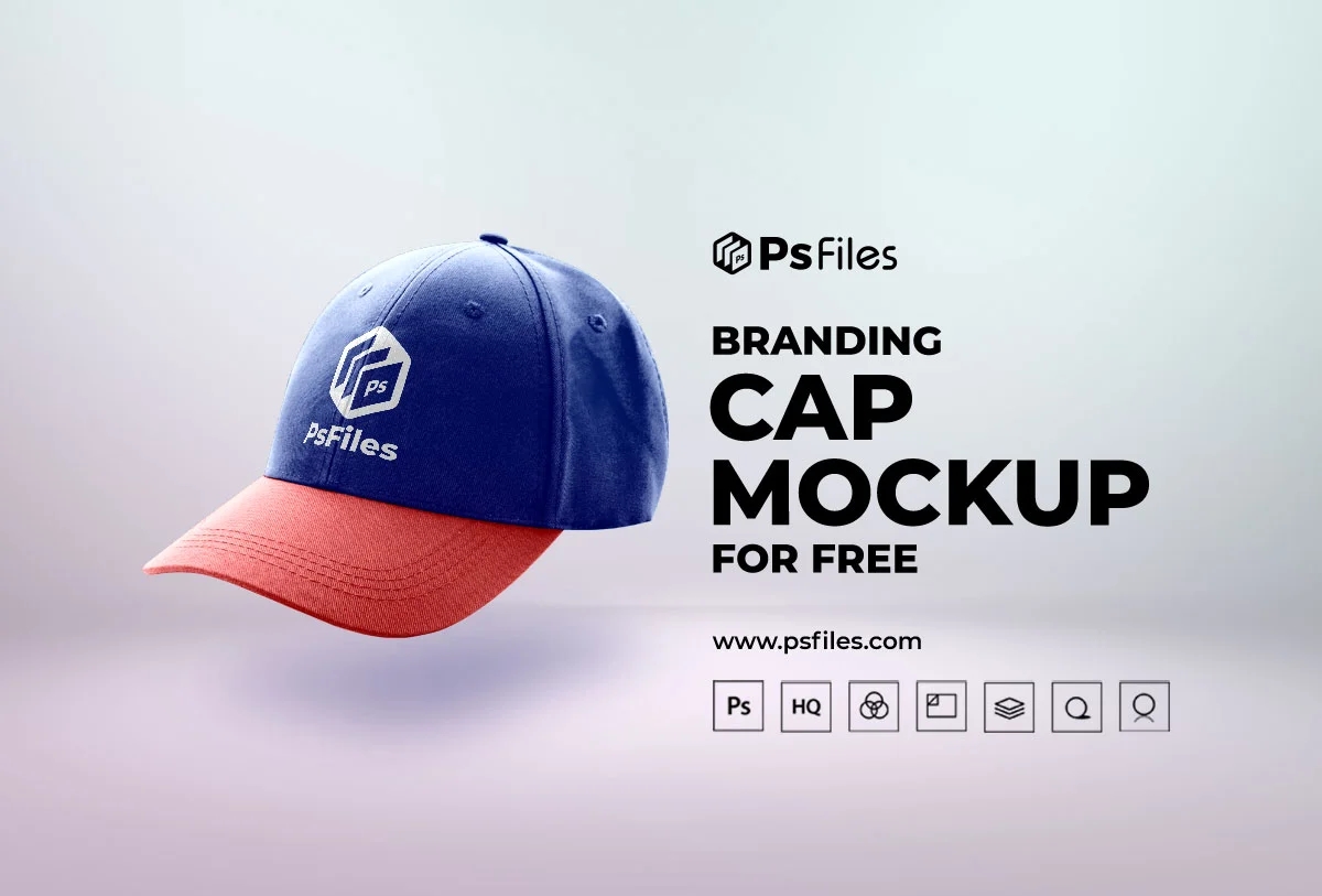 Front View of a Baseball Cap Mockup