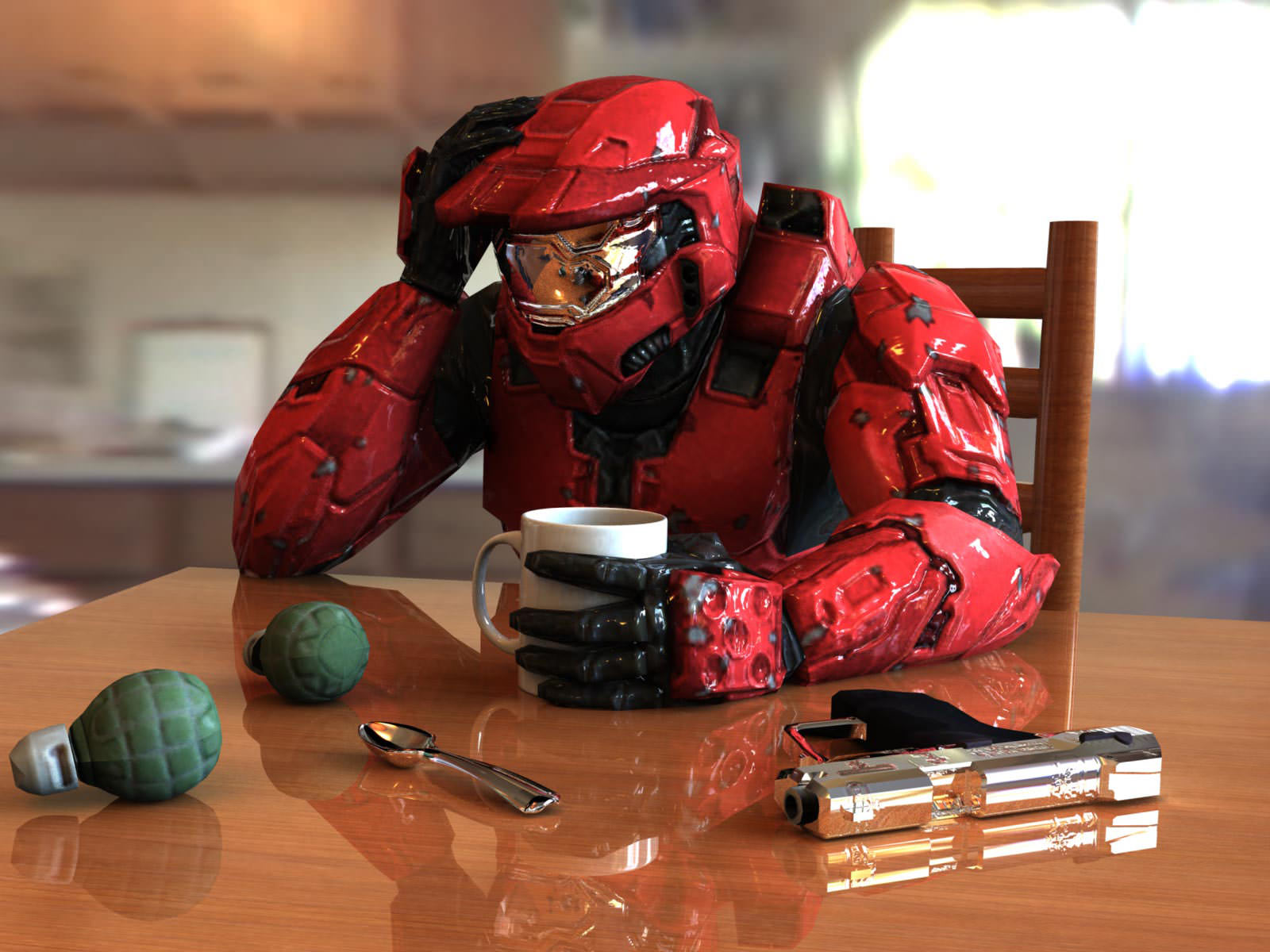 Funny Halo Wallpaper For Download