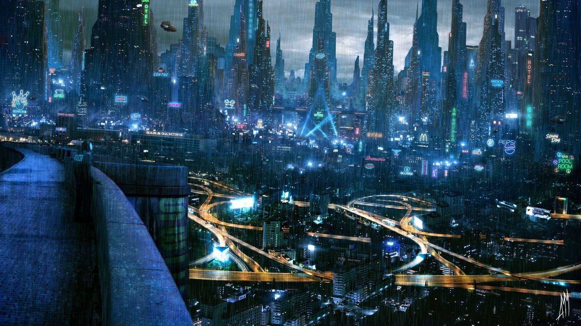 Future City HD Wallpaper