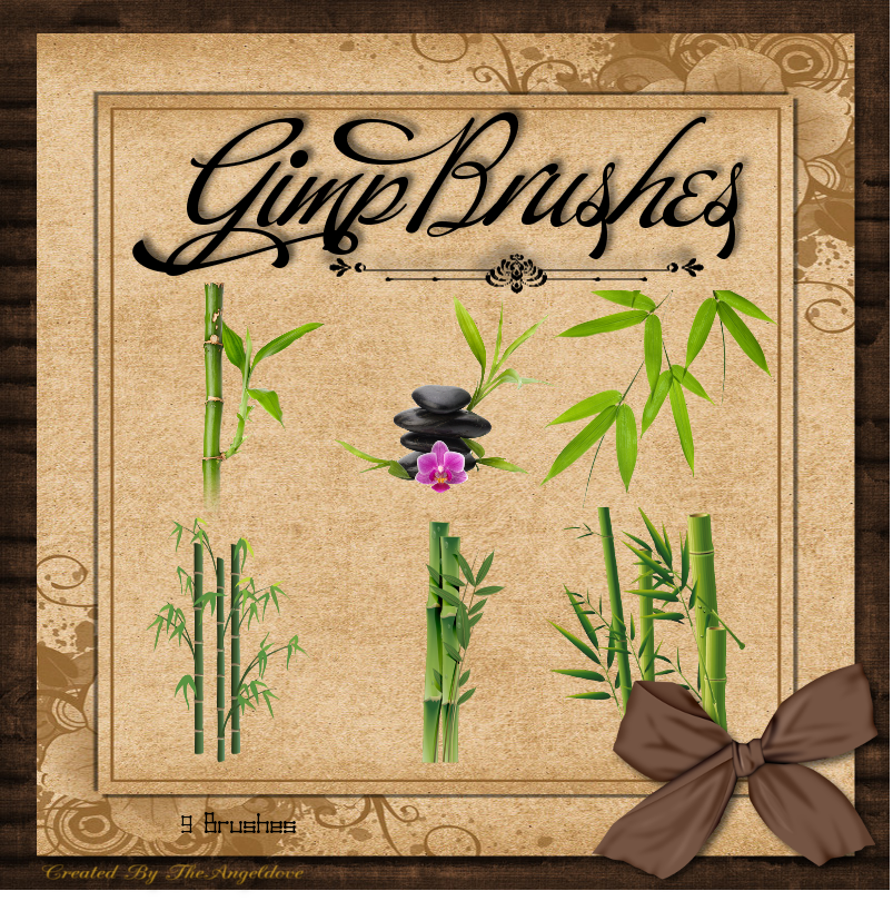 GIMP Bamboo Brushes