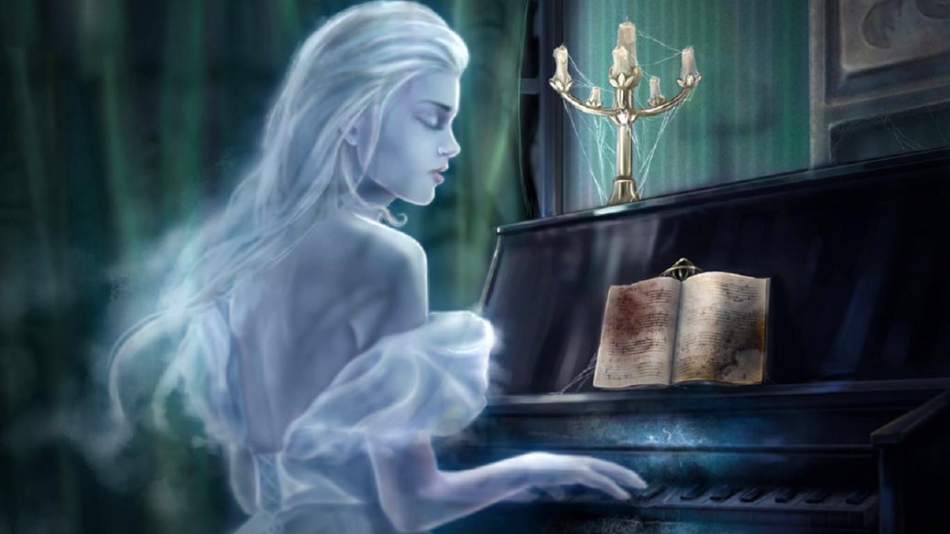 Ghost Playing Piano after Midnight